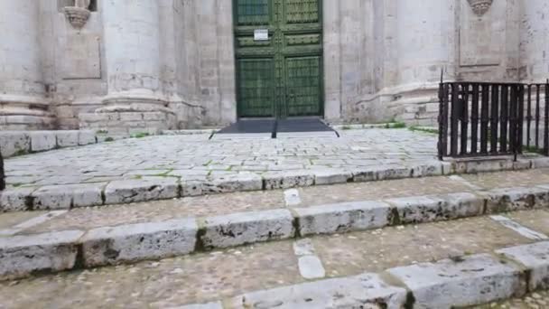 Portal Catedral Medieval Valladolid Centro Ciudad España — Vídeos de Stock