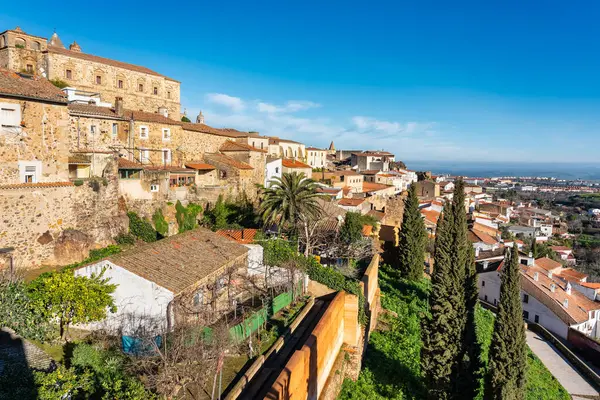 Cityscape Jewish Quarter Unesco City Caceres Spain Extremadura — Stock Photo, Image