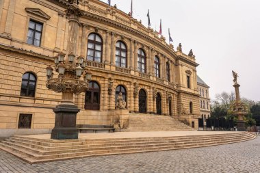 Grand Concert Theatre, monumental building in the UNESCO city of Prague, Czech Republic clipart