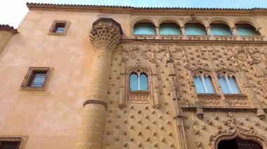 Baeza Üniversitesi cephesi ortaçağ tarzında, bir Dünya Mirası Alanı, Jaen