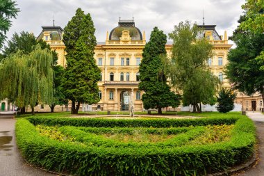 Impressive buildings of the University of Maribor in the city center, Slovenia