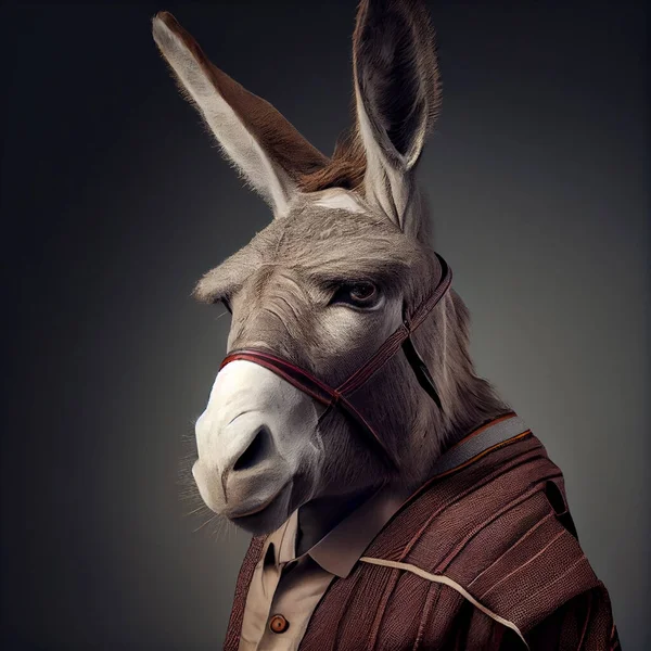 3D Donkey Avatar for online games or web account avatar.