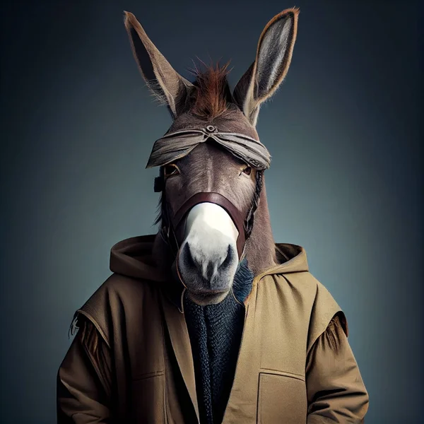 3D Donkey Avatar for online games or web account avatar.