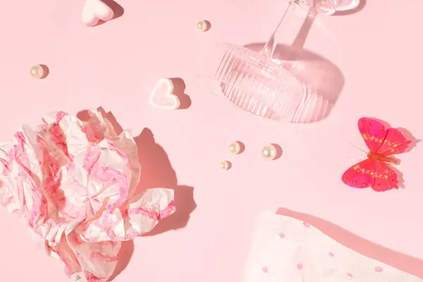Pastel pembe kızlar partiden sonra