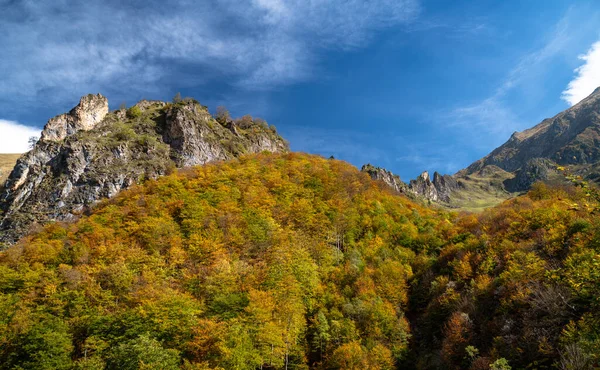 stock image Autumn landscape in the Pyrenees mountains