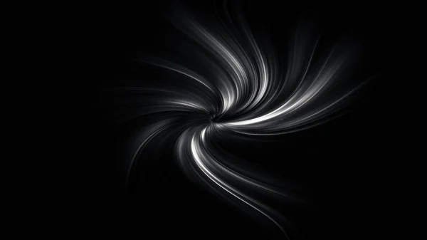 Twirl Black White Computer Graphic Illustration — Stock Photo, Image