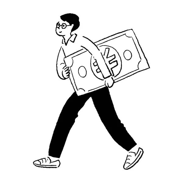 Para ve genç adamlar