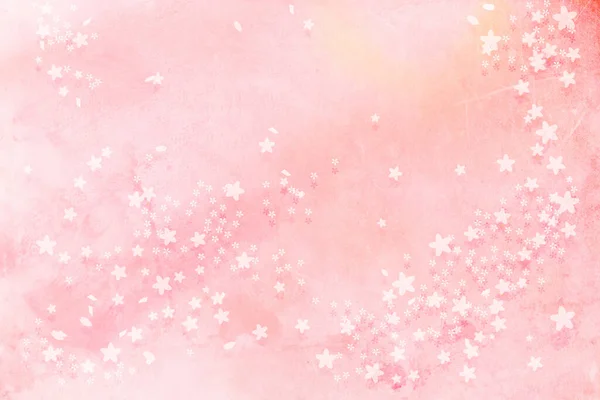 Cherry Blossom Petals Sfondi Grafica Web — Foto Stock