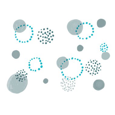 El çizimi geometrik arkaplan vektör çizimi