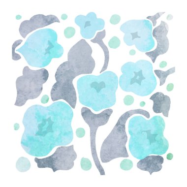 Çiçek, Çiçek Bahçesi, Simge Arkaplan Duvar Kağıdı Sulu Renk Vektörü