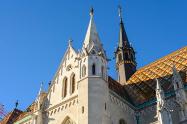 Budapeşte 'deki Aziz Matthias Kilisesi. Budapeşte 'deki Macar Katolik Kilisesi..