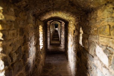 Kudüs, İsrail 'de terk edilmiş eski bir bina.