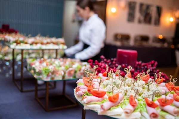 catering buffet at the restaurant