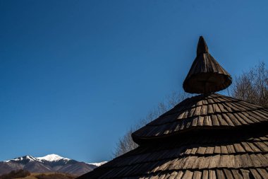 Dağların güzel manzarası