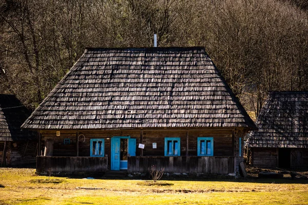 Old Wooden House Village — Stock Photo, Image