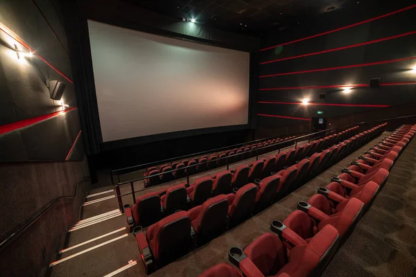 Empty Cinema Seats Theater — Stock Photo, Image