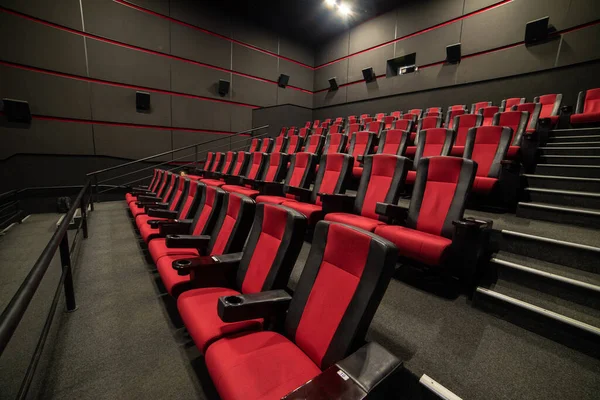 Lugares Vazios Sala Cinema — Fotografia de Stock