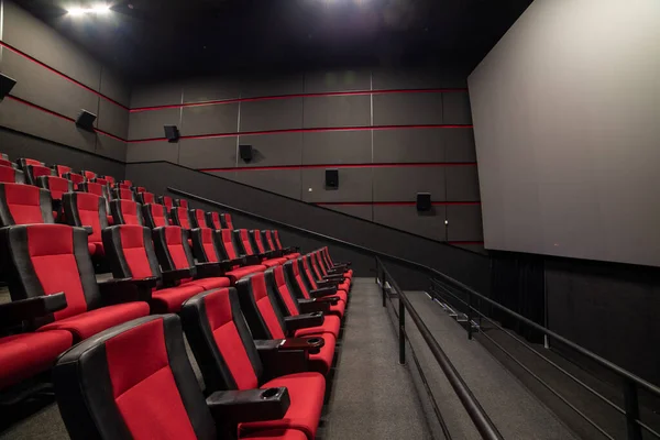 Empty Seats Cinema Hall — Stock Photo, Image
