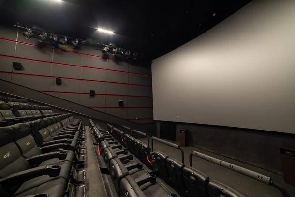 Empty Seats Cinema Hall — Stock Photo, Image