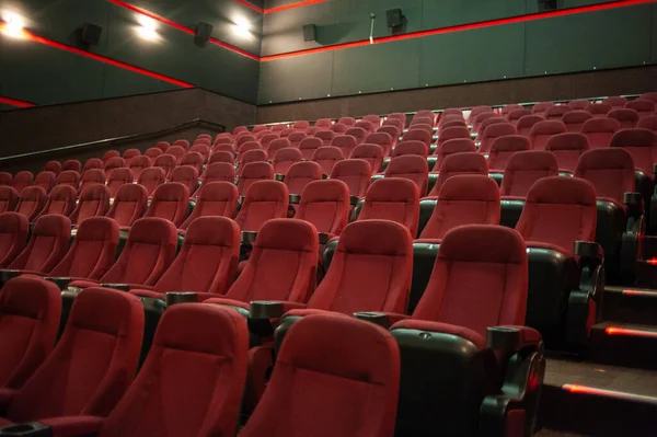 stock image empty seats in the cinema hall