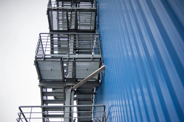 Metal Steel Containers Warehouse — Stock Photo, Image