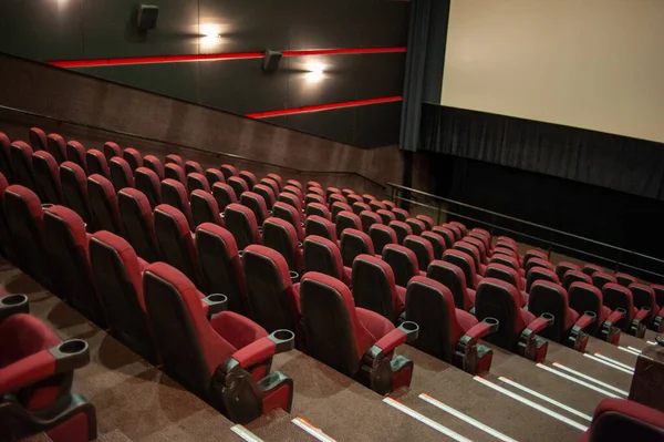 Empty Auditorium Cinema Hall — Stock Photo, Image
