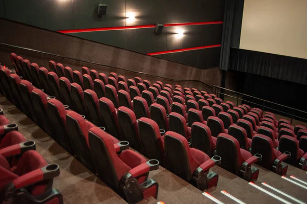 Auditório Vazio Sala Cinema — Fotografia de Stock