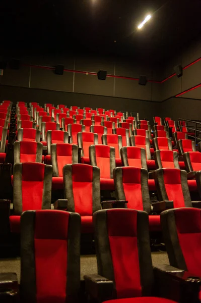 Empty Theater Seats Cinema Hall — Foto de Stock