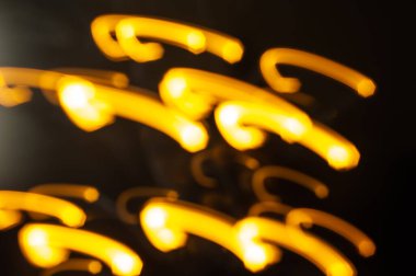 Bokeh ışıkları ile soyut arkaplan