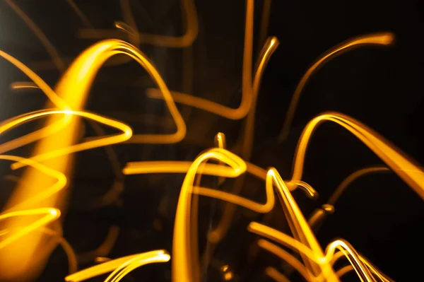 Abstrakter Hintergrund Aus Leuchtenden Neonlichtern — Stockfoto