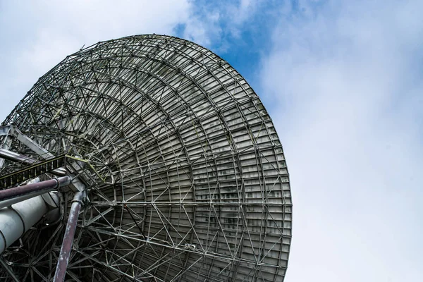 Satellite Dish Antennas Clouds — Photo