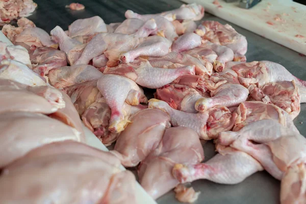 stock image raw chicken meat in a market