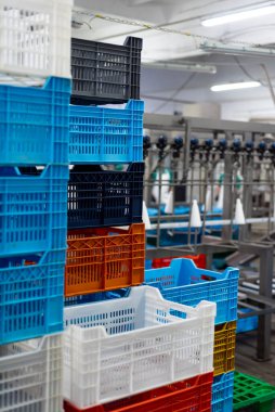Modern bir mutfakta plastik konteynır üretimi 