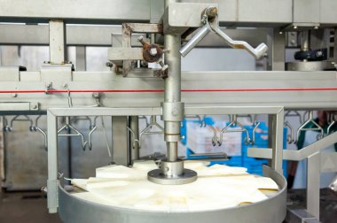 Bir fırının üretim hattı. 