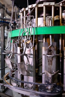 Gıda üretimi için üretim hattı. 