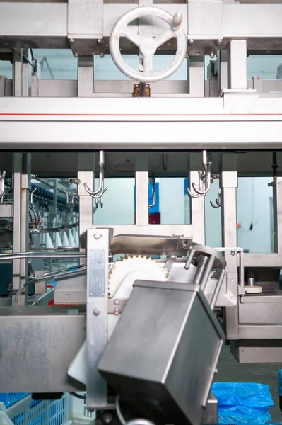 Industrial Factory Technology Equipment Concept Close Modern Printing Machine — 스톡 사진