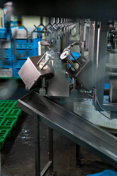 Fábrica Industrial Cinta Transportadora Máquina Fabricación Producción Equipo Alimentos Industria — Foto de Stock