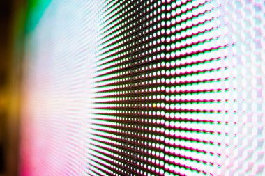 Lider ekran. Neon ışıkları. soyut arkaplan.