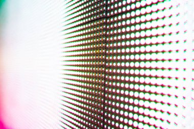 Bokeh efektli öncü ışık ekranı