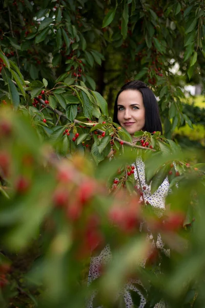 stock image young pretty girl in the park