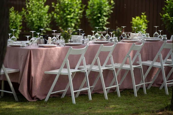 Güzel Bir Düğün Masası — Stok fotoğraf