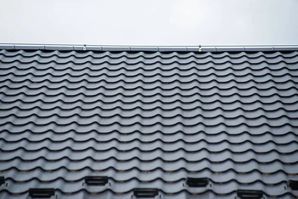 Close Roof House Stock Photo