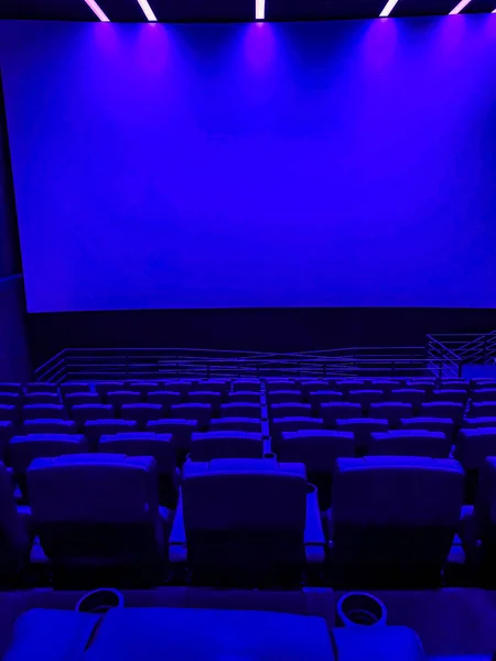 Cine Vacío Cine Vacío Teatro Cine Moderno Para Festivales Presentaciones — Foto de Stock