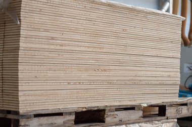 Depodaki ahşap tahtalar. arkaplan.