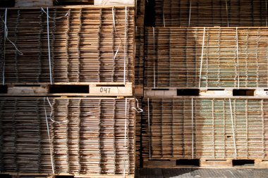 ahşap Paletler yığını