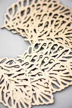 Tahta kesme tahtasına yakın çekim