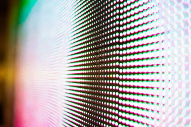 Büyük LED ekran noktaları. Sahne