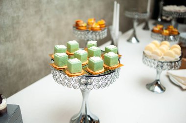 Tatlı ve lezzetli tatlılar.