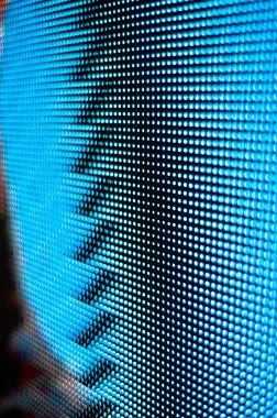 Bir televizyonun soyut ekran