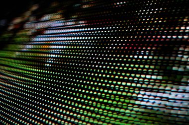 Bir televizyonun soyut ekran